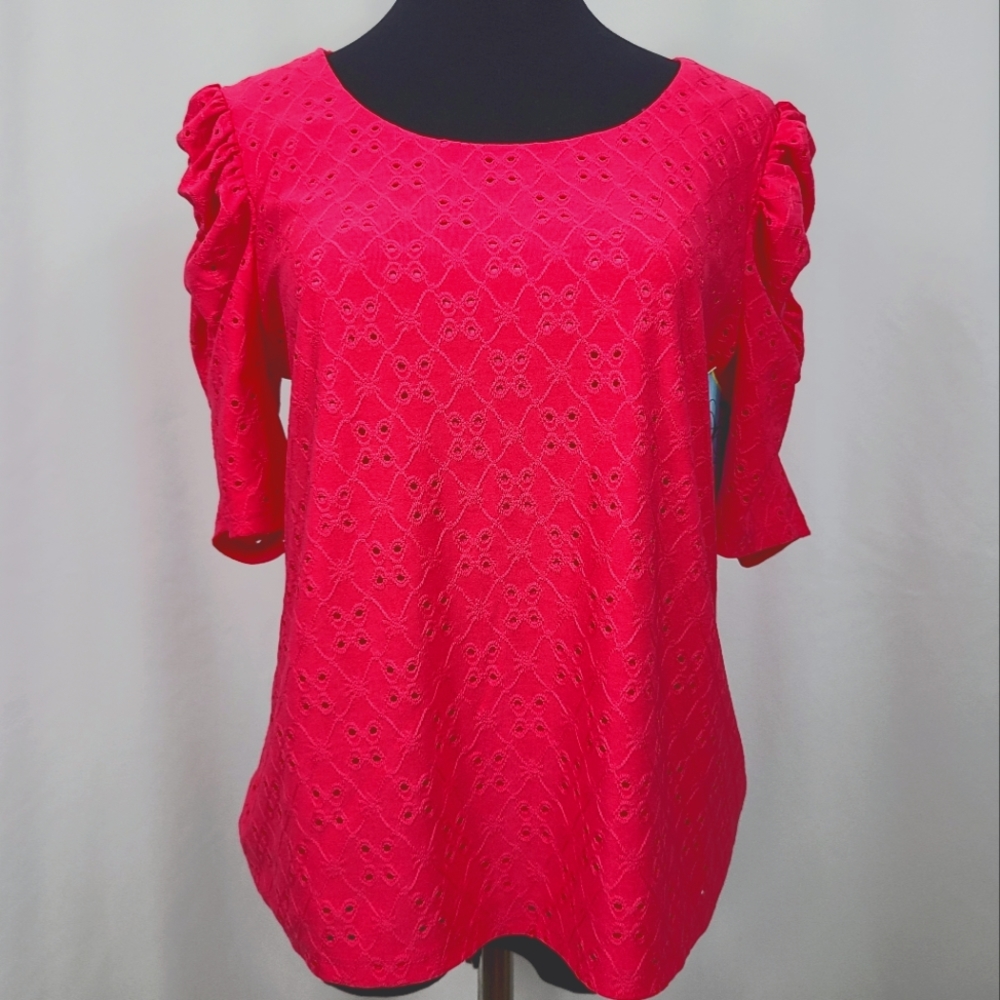 HOT PINK BLOUSE